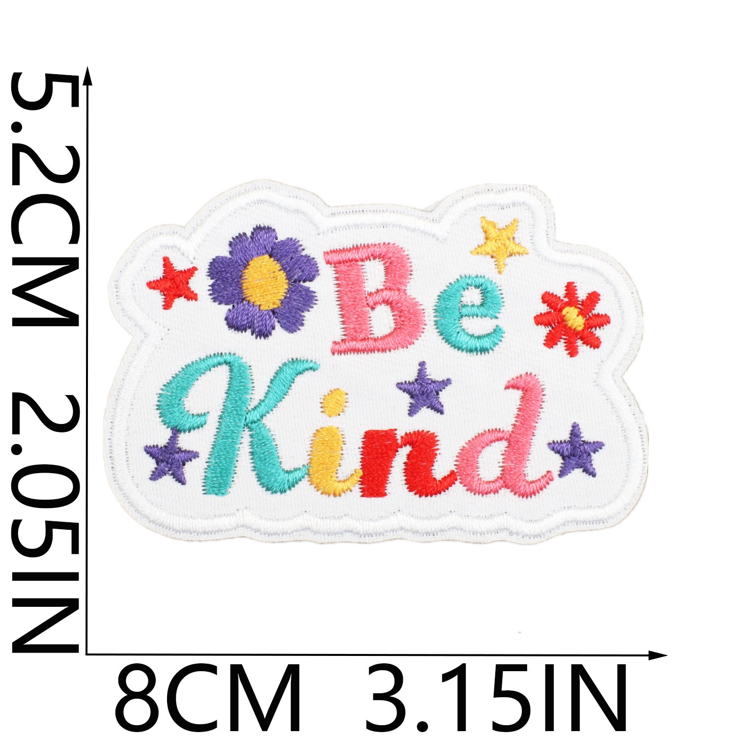 Wholesale Peace Self-love Embroidered Cloth Sticker